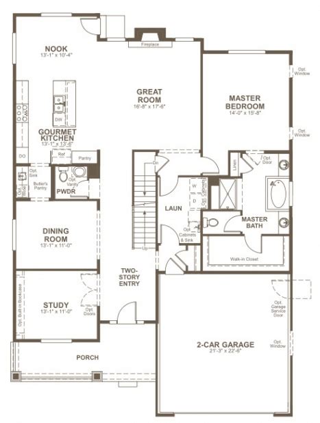 Elegant Richmond American Homes Floor Plans - New Home Plans Design