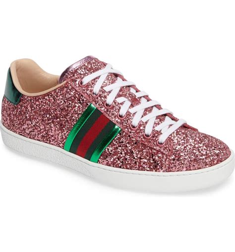 Gucci New Ace Glitter Sneaker (Women) | Nordstrom