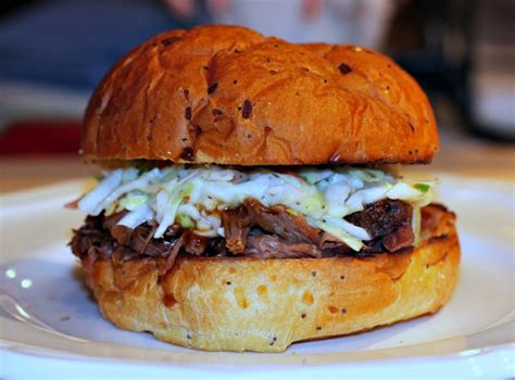 Recipes For Divine Living: BBQ Beef Sandwich with Creamy Jalapeno Coleslaw