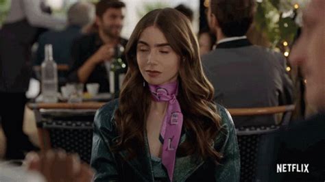 Shaking My Head Lily Collins GIF - ShakingMyHead LilyCollins ...