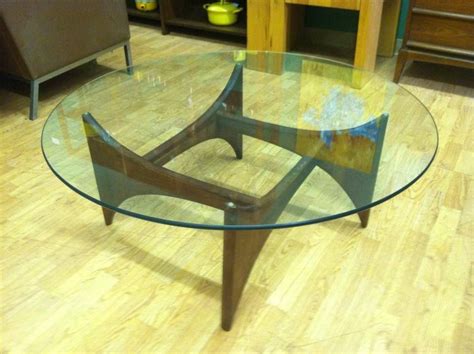 Adrian Pearsall walnut and glass coffee table for Craft Associates at ...