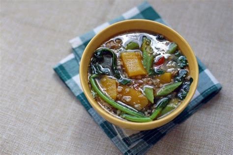 Utan - Utan or Utan Bisaya is a vegetable soup dish popular in the Visayan region, commonly it ...