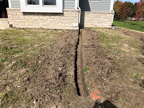 Underground Downspout Drainage System