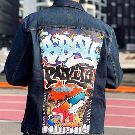 Custom Graffiti Denim Jacket your Name on a Jacket - Etsy