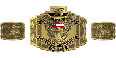 REBRANDED WCW CHAMPIONSHIP BELTS. Credit to u/HexHellfire for the renders & u/Shogey for the ...