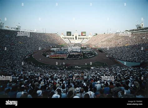 1984 summer olympics opening ceremony hi-res stock photography and images - Alamy