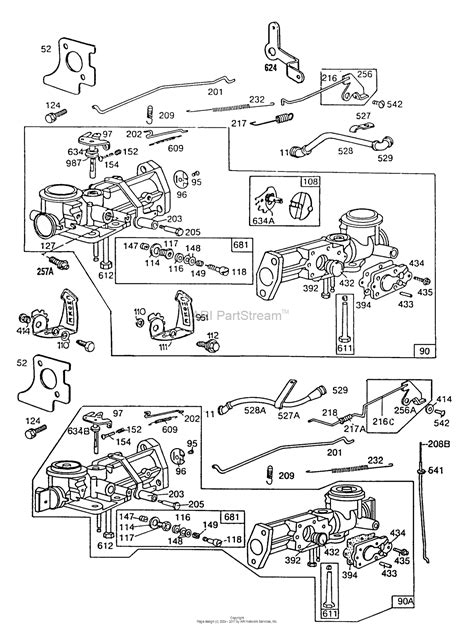 Briggs & Stratton Carburetor Parts Diagram