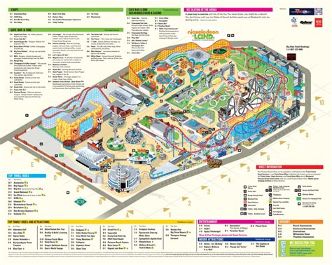 Blackpool Pleasure Beach Park Map