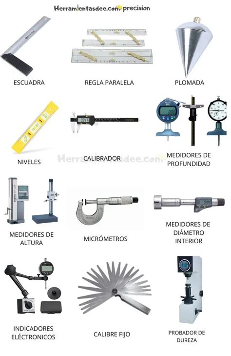 +10 Herramientas de Precisión - Usos y Descripciones