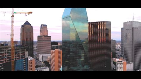 Dallas Downtown Aerial View - YouTube