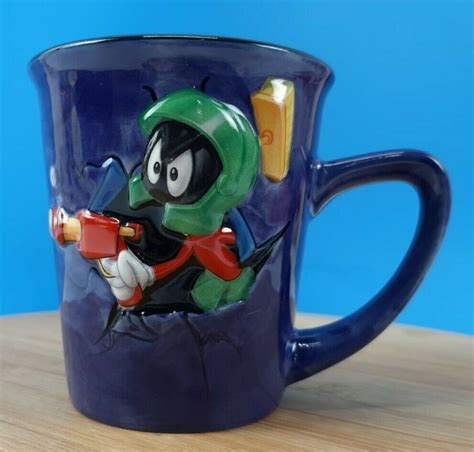 Marvin the Martian 3D Coffee Mug Xpres Looney Tunes Blue Warner Bros ...