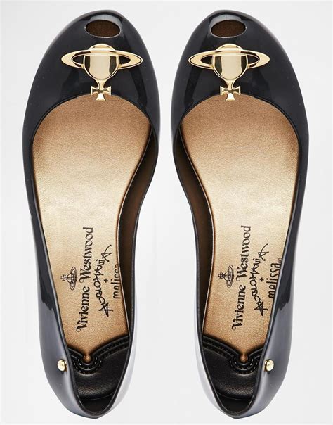 Lyst - Vivienne Westwood For Melissa Ultragirl 14 Black Orb Flat Shoes in Black