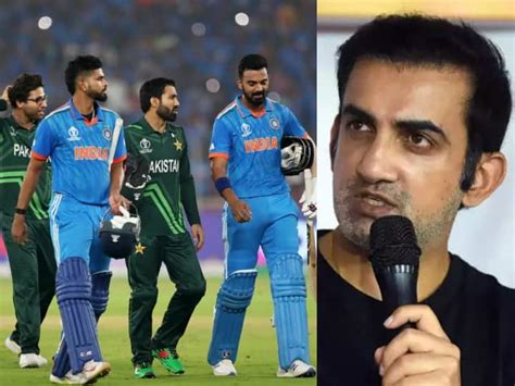 ICC Cricket World Cup 2023 Gautam Gambhir Talked About India Domination Over Pakistan And IND ...