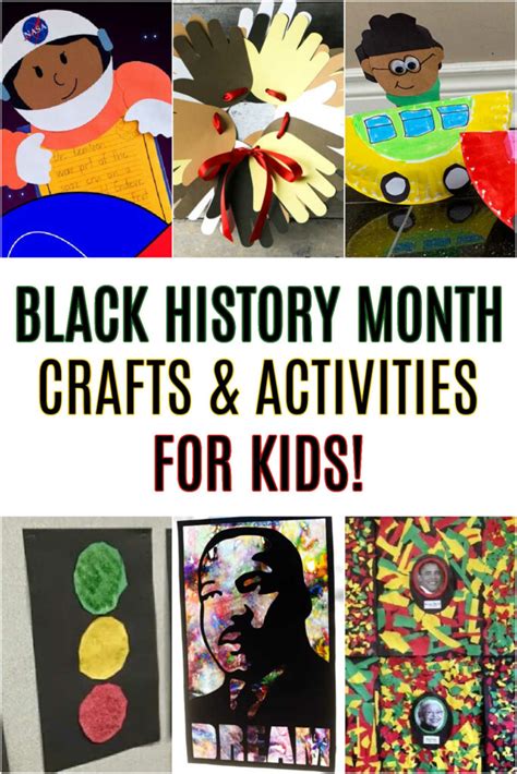 Inspiring Black History Month Crafts & Activities For Kids