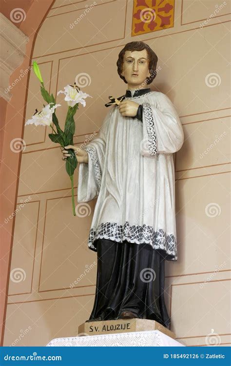 Saint Aloysius Gonzaga stock photo. Image of ivan, spirituality - 185492126