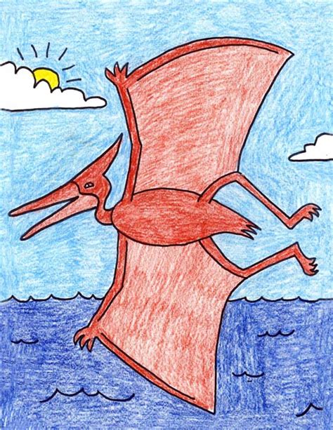 Dinosaur Pterodactyl · Art Projects for Kids