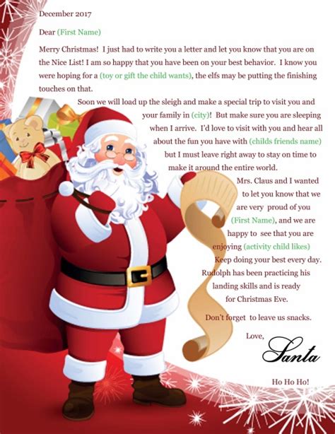 Letter From Santa