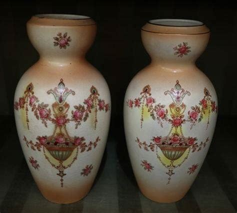 Pair of Crown Devon Vases# | XXXX Antique Complex