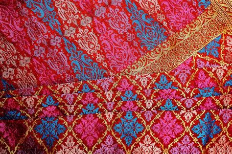 Songket Fabric stock photo. Image of colors, fabrics - 25371860