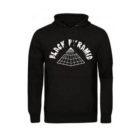 hoodie black pyramid