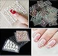 Fantastic Offer: 10 x sheets of 3D nail art, Tips Stickers False Nail ...