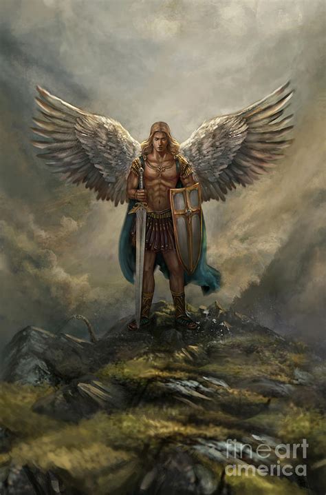 Archangel Michael Digital Art by Rob Greco - Fine Art America