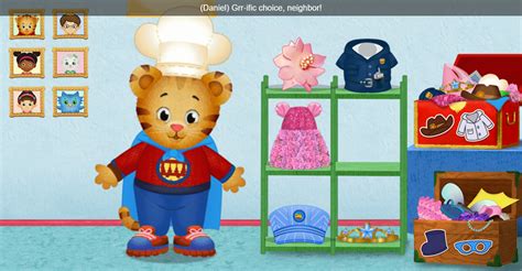 Daniel Tiger Games Dress Up