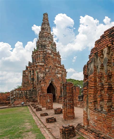 Wat Chaiwatthanaram Thailand Stock Image - Image of history, ancient: 117891563