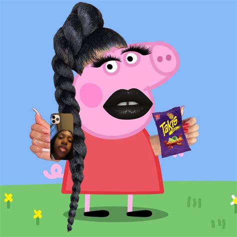 The baddie pig | Peppa pig funny, Crazy funny pictures, Peppa pig memes