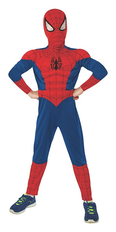 Marvel Ultimate Spider-Man Deluxe Muscle Chest Costume, Child Small - Small One Color, Rubie's ...