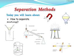 Separation methods (Chemistry) by Teacher_Rambo | Teaching Resources