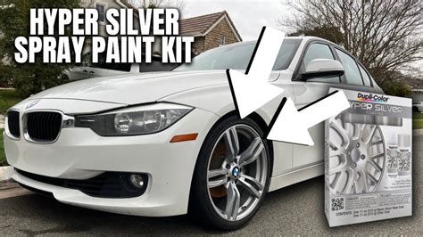 HOW TO SPRAY PAINT YOUR OWN WHEELS AT HOME! (DIY) (HYPER SILVER KIT) - YouTube