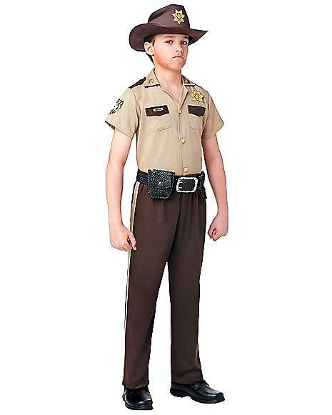 Kids Rick Grimes Costume - Walking Dead - Spirithalloween.com