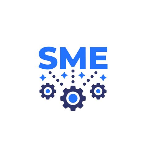 SME, small and medium enterprise, vector icon on white 3241352 Vector ...