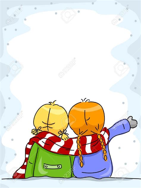 Best Friends Hugging Cartoon - ClipArt Best