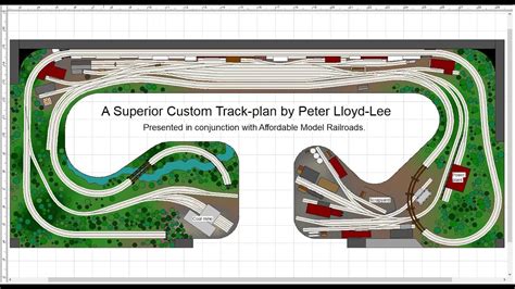 Track planning in a tight space - YouTube