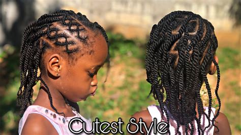 Simple and Cute KIDS Hairstyle for Short /Long Hair || Little black ...