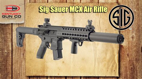 Sig Sauer MCX Air Rifle - YouTube