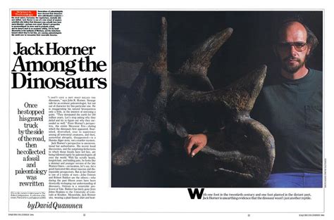 Jack Horner Among the Dinosaurs | Esquire | DECEMBER 1984