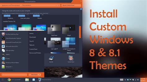 Installing Windows 8 / 8.1 Themes | Doovi