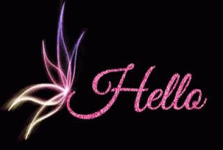 Hello Greetings GIF - Hello Greetings Glittery - Discover & Share GIFs