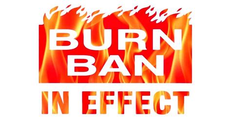 Burn Ban in Effect - PEPOA