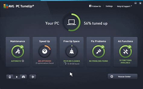 EL MAYOR RENDIMIENTO PARA SU PC CON AVG PC TUNEUP Microsoft Office ...