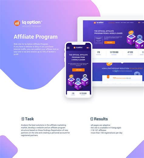 Affiliate website on Behance