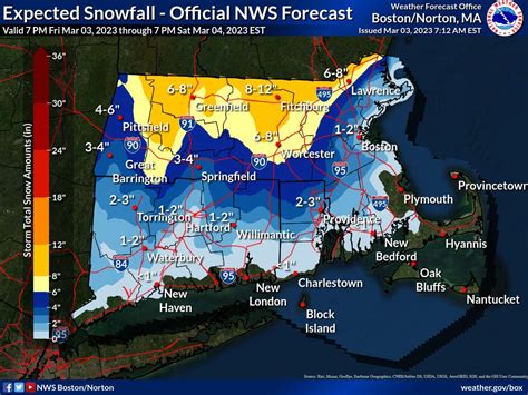 Snow maps: Massachusetts forecast for March 3-4, 2023