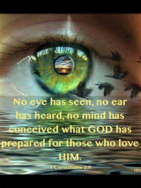 1 Corinthians 2:9 But as it is written, "Eye hath not seen, nor ear ...