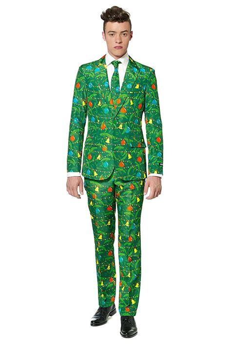 Suitmeister Men's Christmas Green Tree Christmas Suit - Walmart.com