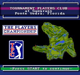 Screenshot of PGA Tour Golf (SNES, 1990) - MobyGames