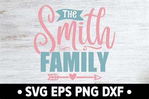 The Smith Family Graphic by Graphics House · Creative Fabrica