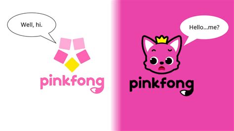 Pinkfong New Logo Vs. Pinkfong Old Logo by Manoroum on DeviantArt